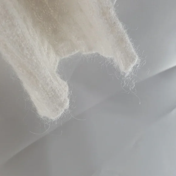 Alohas Triza Cream Knit Lace-Up Maxi Sweater Dress - Picture 14 of 15